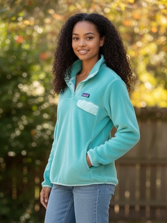 Patagonia Tops - Patagonia Women's Pullover Fleece - Mint Green